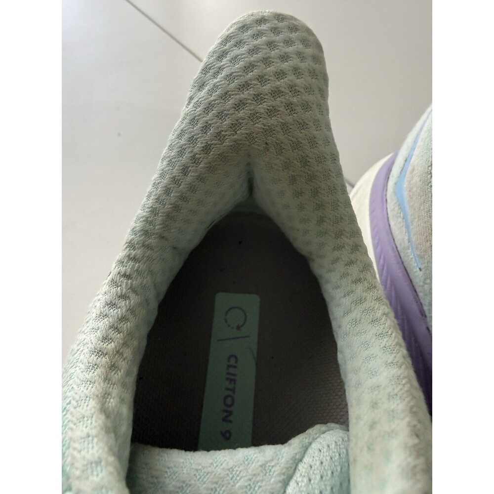 Hoka One One Clifton 9 Shoes Womens Size 8 D Wide Pastel Running 1132211 Solm - Picture 8 of 14
